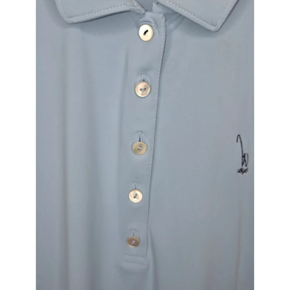 Peter Millar UPF 50+ Golf Polo, Women’s Large, Blue - Waverley 1896 Oregon